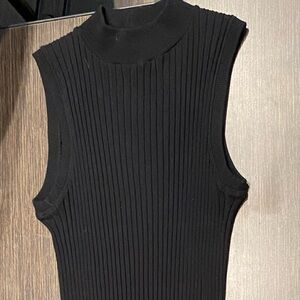 Zara Black Sleeveless Dress